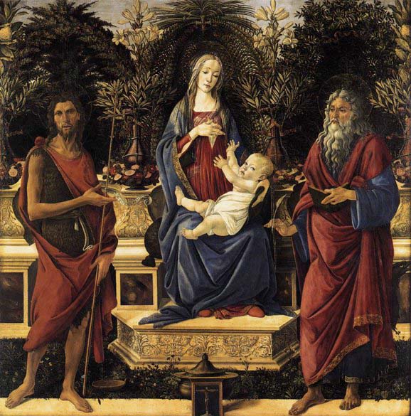 The Virgin and Child Enthroned